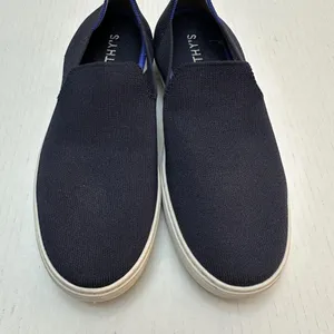 Rothys The City Slip On Shoes Womens Size 11 Navy Blue Knit Eco‎ Friendly Casual thumbnail 7