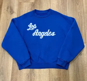 🌟 Madhappy 🌟 Los Angeles Dodgers Crew Neck Sweatshirt Blue Sz M thumbnail 1