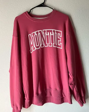 Auntie crew neck sweatshirt thumbnail 1
