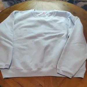 Hanes Sky Blue Crewneck Sweater thumbnail 1