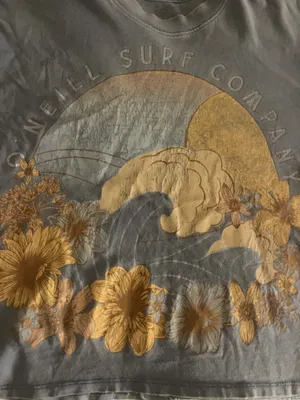 O Neil surf co blue beachy t shirt xs thumbnail 2
