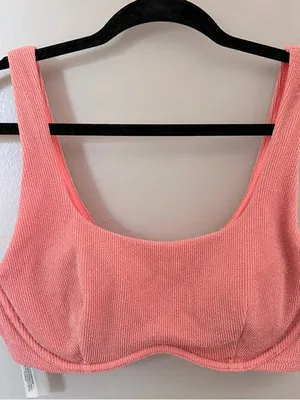 NWT PINK Victoria’s Secret Shimmer Colorblock Bikini Set Large thumbnail 7