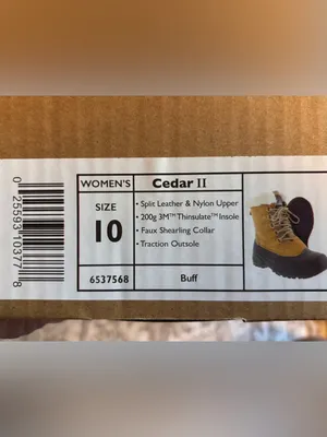 NWT Itasca Cedar II Women’s Size 10 Winter Duck Boots Buff Tan 3M Thinsulate thumbnail 3