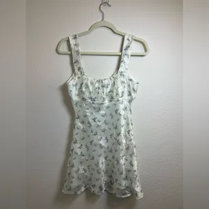 Princess Polly Tullock Mini dress Blue Floral Size‎ 6 thumbnail 4