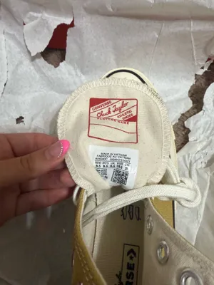 Sand colored high top converse  thumbnail 6