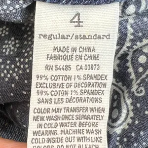 90s American Eagle Distressed Skinny Jeans Blue Sz‎ 4 Super Stretch Denim Grunge thumbnail 6