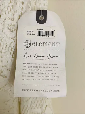 Element Eden White Lace Bell Sleeve Mini Dress NWT Medium Boho Festival thumbnail 10