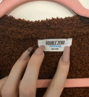 Double Zero Fuzzy Brown Cardigan thumbnail 2