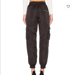 Danielle Guizio Striped Track Pants Joggers‎ Nylon Black White Size S thumbnail 4