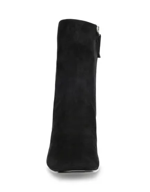 Steve Madden NEW  Embry Black Suede Heeled Booties thumbnail 4
