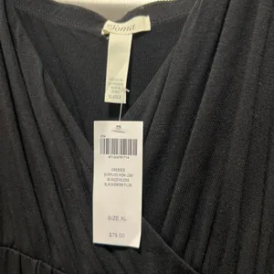 Soma black purple dress size XL‎ nwt thumbnail 4