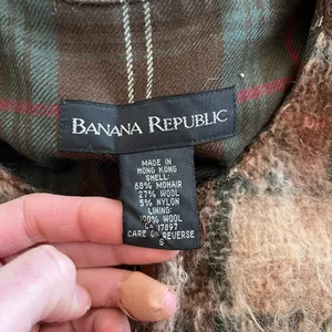 Banana Republic Checkered Wool + mohair Vest thumbnail 4