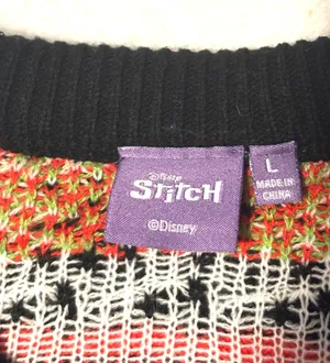 Disney stitch sweater Black Size L thumbnail 2