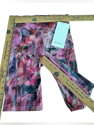Lululemon On Pace Short 10" Inseam Sun Dazed Multi Pink Size 4 thumbnail 10