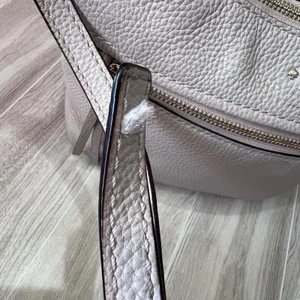 Kate Spade Crossbody Bag Leather Shoulder Bag Designer Purse Light Pink Cream thumbnail 3