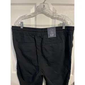 GAP Womens Easy Straight Pull-on Pants True Black Size Large Tall New With Tags thumbnail 6