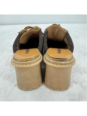 Y2K Work Boot Clogs Mules Chunky Lug Sole Platform 90s Hiker Vintage High Heel 7 thumbnail 7