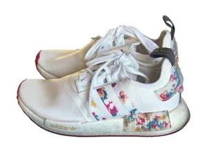 Adidas x Her Studio London NMD_R1 Floral White Sneakers Women's Size 6.5 FY3666 thumbnail 1