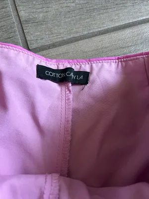 Cotton Candy Bright Pink Ruffle Skort thumbnail 2