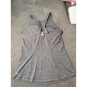 All in Motion Grey Racerback‎ Athleisure Tank Top Built in Bra Active Small thumbnail 2