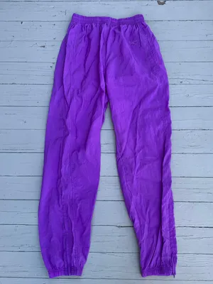 Reebok Vintage Purple Sweatpants Swish Pants Joggers Track Pants thumbnail 3