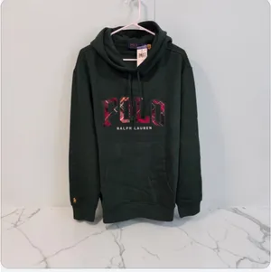 NWT- Polo by Ralph Lauren Men’s Forest Green Hooded Sweatshirt with Tartan Polo Size XL thumbnail 2