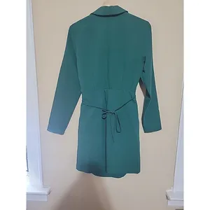 Abercrombie & Fitch Teal Mini Blazer Dress thumbnail 9