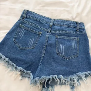 SHEIN distressed denim skort thumbnail 3