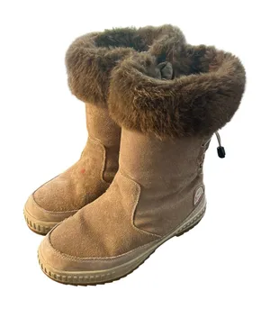 Pajar Canada Winter Boot 10 Tan Waterproof Faux Wool Suede Zip Snow Ski Gorpcore thumbnail 1