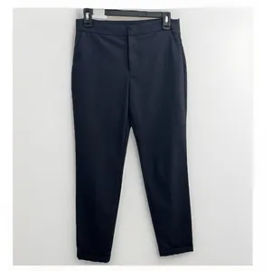 ZARA Ankle Pants Tapered Size 2 Stretch Dress Pants charcoal black NWOT thumbnail 2