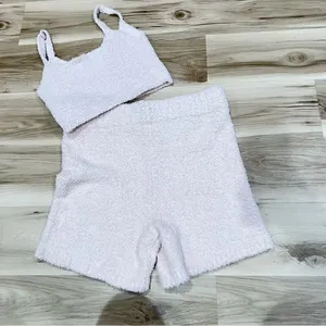 Skims Light Pink Cozy Shorts and Tank Set Women’s 2XL/3XL thumbnail 2