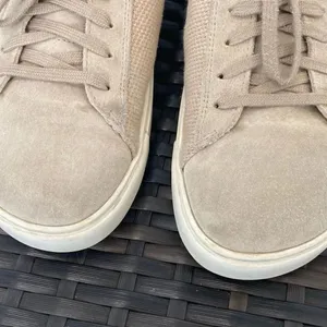 Birkenstock Bend, low canvas, suede sneakers in Sandcastle size 40 thumbnail 3