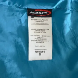 3008 | Patagonia Nano Puff Quilted Pullover Jacket Blue Women M thumbnail 8