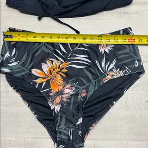 Suuksess Tummy control push up halter tankini top swimsuit high waisted bottoms thumbnail 7