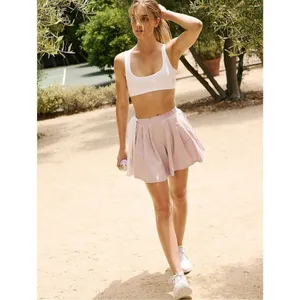 Free People Center Court Short High Rise NWT Aqua Glass Flowy Sz Small thumbnail 6