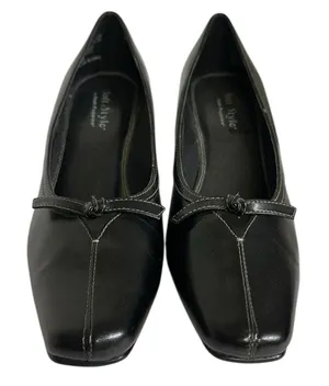 Hush Puppies Soft Style Lea Counter Pocket 2.5 Inch Heel Pump Shoes Square Toe 8 thumbnail 1