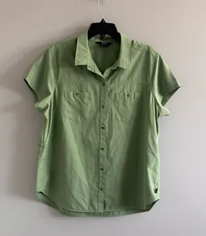 5.11 Tactical Short Sleeve Button Up Shirt‎ XL Green Vented Performance thumbnail 1