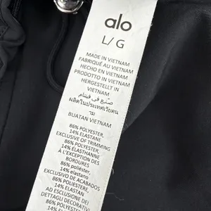 Alo Pants Womens Large Black It Girl Cargo Yoga Athleisure High Waist Pocket thumbnail 7