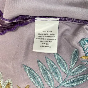 NWOT Johnny Was Silk Blend Velvet Floral Embroidered Tunic Blouse Purple Size XL thumbnail 12