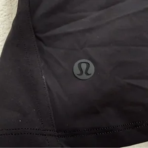 LULULEMON Black Nulu and Mesh-back Shelf Bra Yoga Tank Top Size 4 thumbnail 7