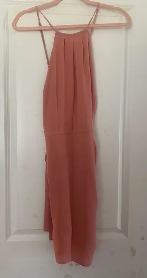Abercrombie Salmon Cocktail Dress Size L thumbnail 3