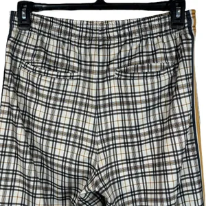 Urban Outfitters Medium Pants Plaid Pull-On Stretch Zip Pockets Hi-Rise Creased thumbnail 5