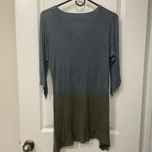 EARTHBOUND Blue and Olive Tunic Top thumbnail 6