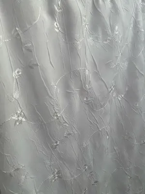 Pretty Girl White Floral Embroidered Ruffle Hem Skirt thumbnail 5