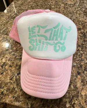 Otto pink trucker hat thumbnail 1