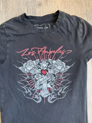 Obsessive Love Y2K LA Graphic T-Shirt thumbnail 2