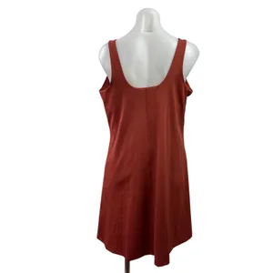 Old Navy Sienna Birch Powersoft Orange Sleeveless Athletic Mini A-Line Dress XL thumbnail 3