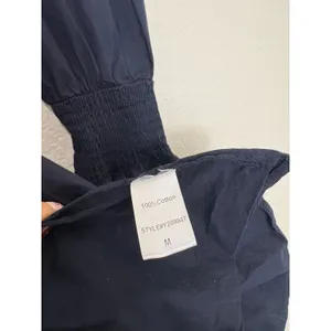 Tuckernuck Pomander Place Navy Cotton Poplin Kenzo Mini Dress Size Medium thumbnail 7