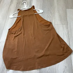 Lululemon Racerback Tank Top high neck womens Brown (size 10) thumbnail 7