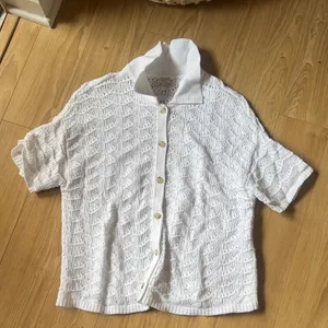 LOFT White Knit Cardigan thumbnail 1